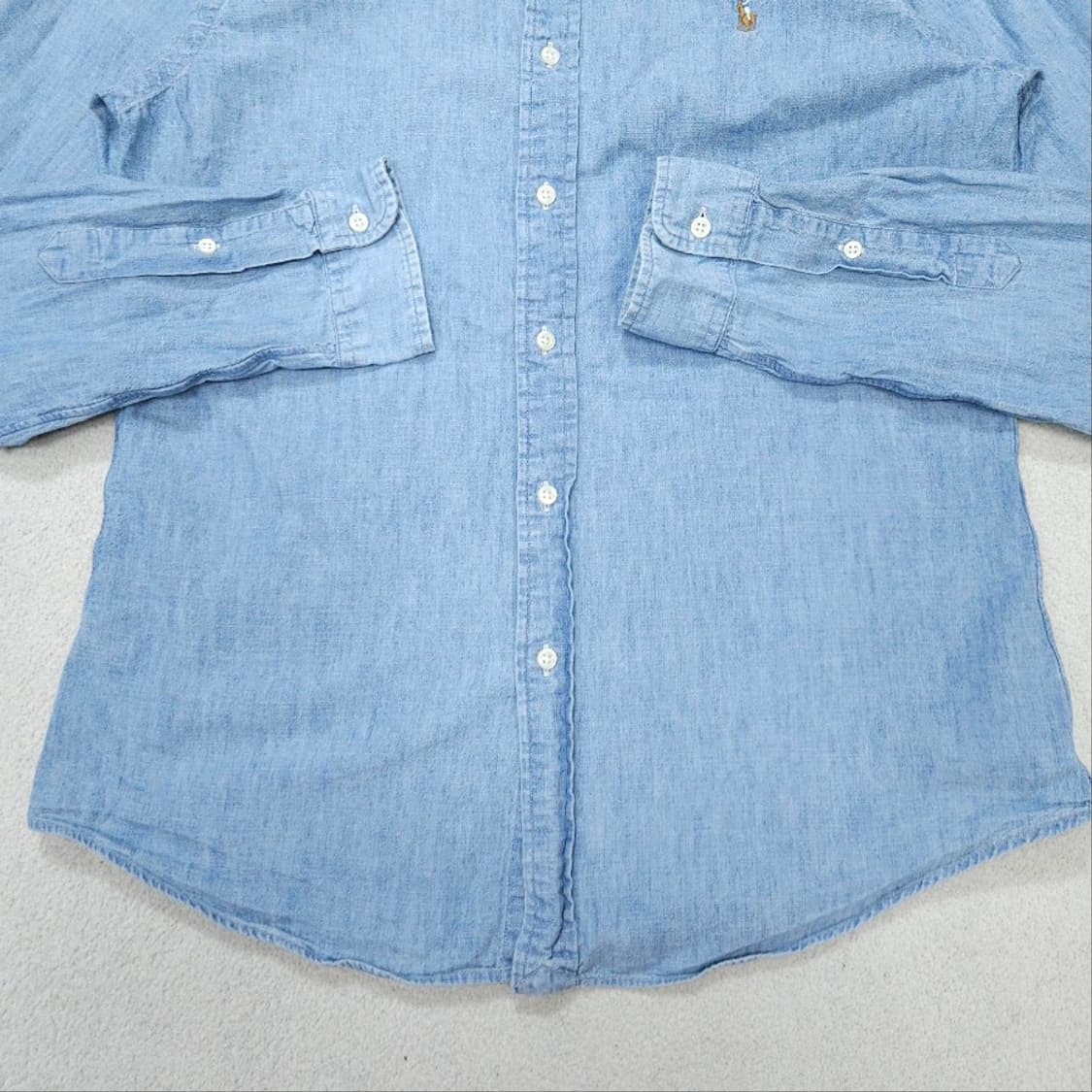 폴로 랄프 로렌 신형 샴브레이 셔츠 L 상품이미지4