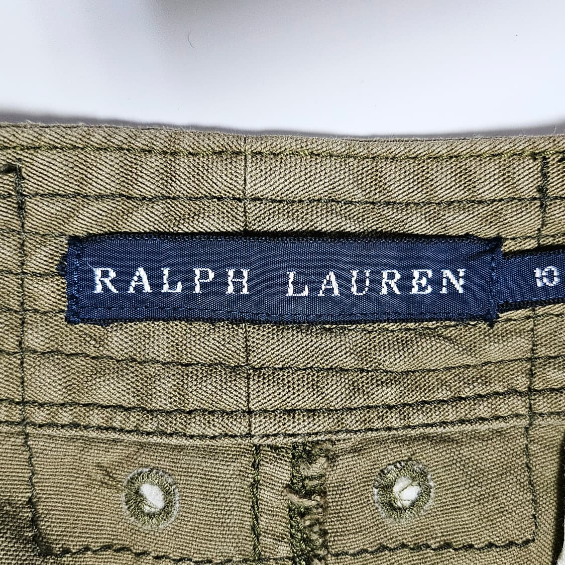 [33][랄프로렌] 유틸리티 더블니 탄창 더블 카고팬츠 빈티지카키 상품이미지7