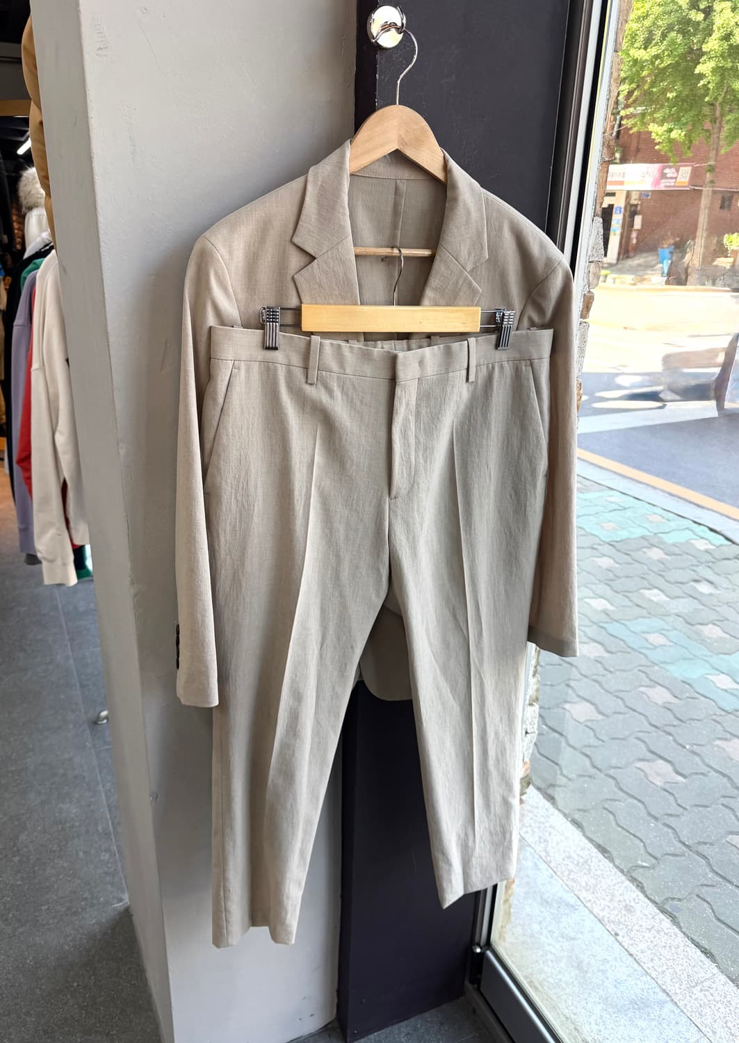 50/ 솔리드옴므 21SS 셋업 수트 (자켓 + 팬츠) 상품이미지2