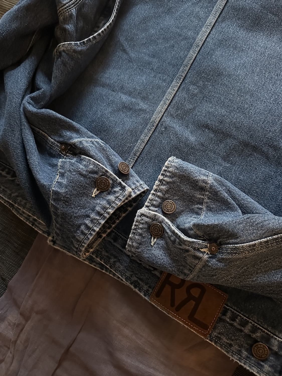 90s USA RRL Vintage Denim Jacket 상품이미지6