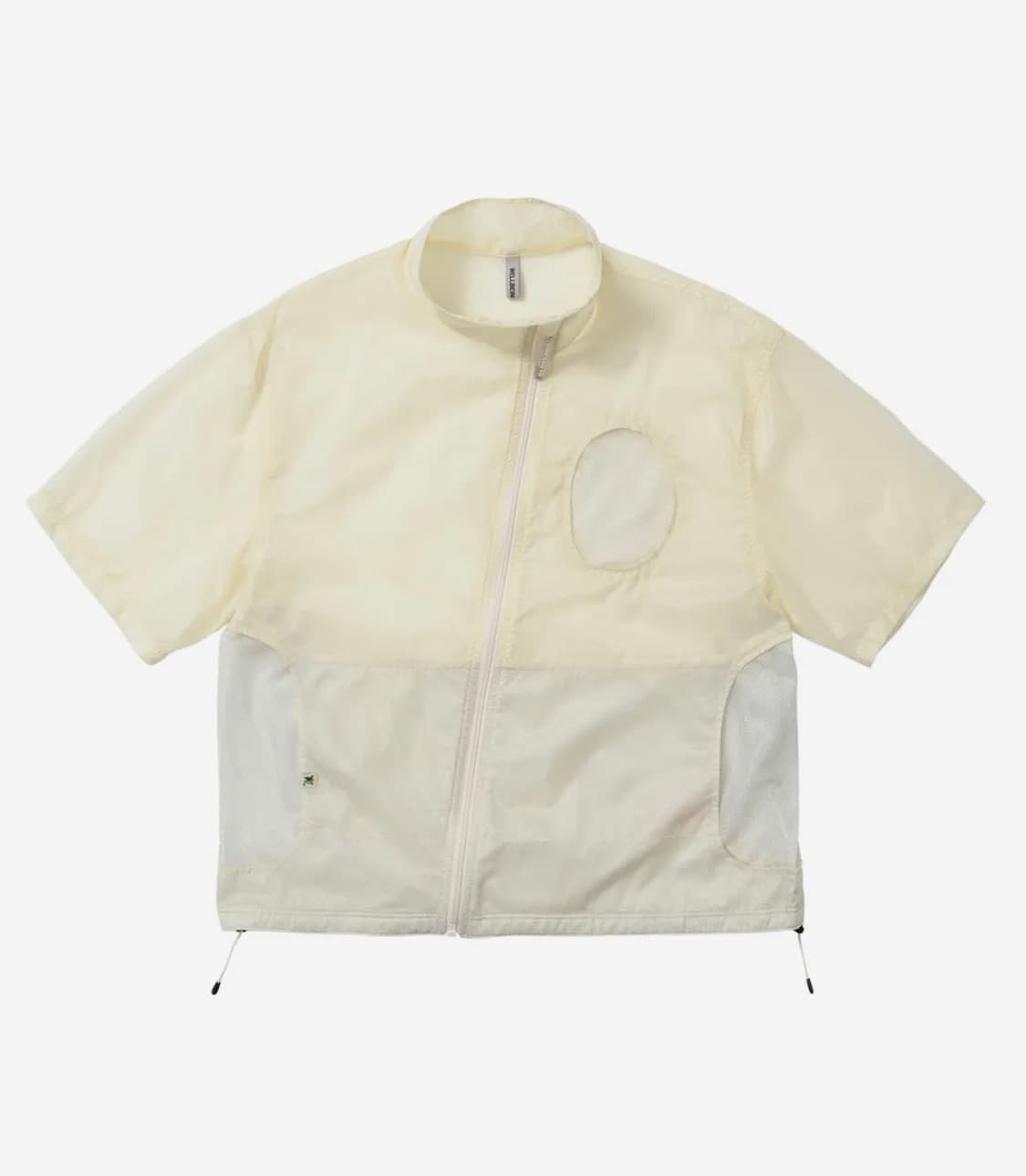 웰빙 익스프레스 Meshhole Nylon Zip Up Ivory 상품이미지1