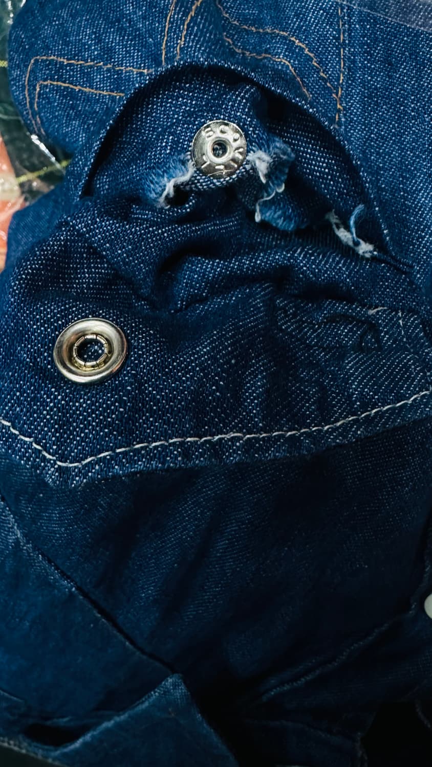 70s. 랭글러 빈티지 데님 웨스턴 셔츠. 105-110 상품이미지7