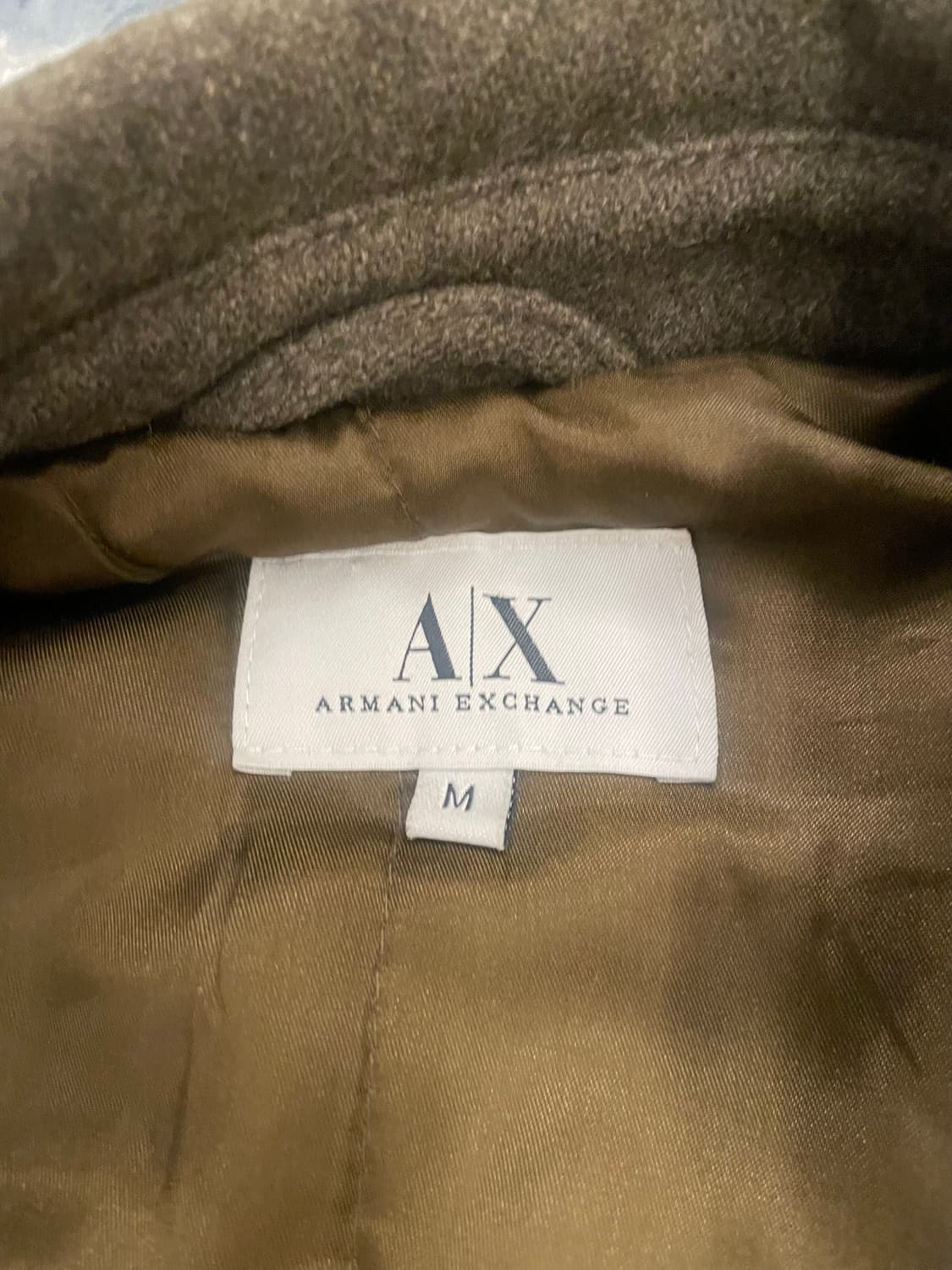 아르마니 익스체인지 올리브그린 울 자켓 상품이미지6