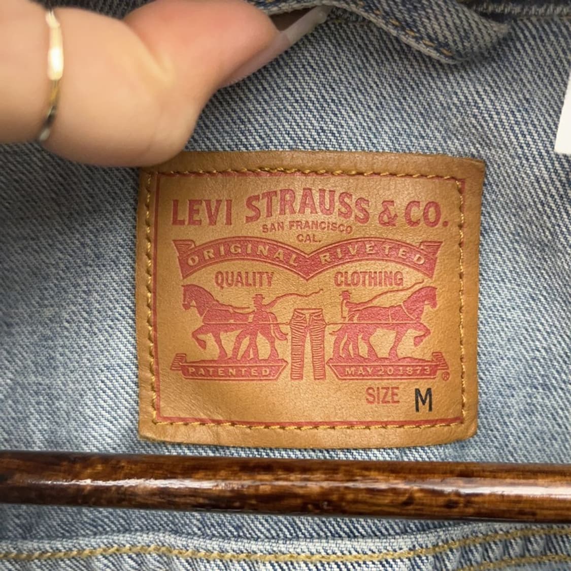 리바이스 빈티지 웨스턴 트러커 데님자켓 M C08083 상품이미지5