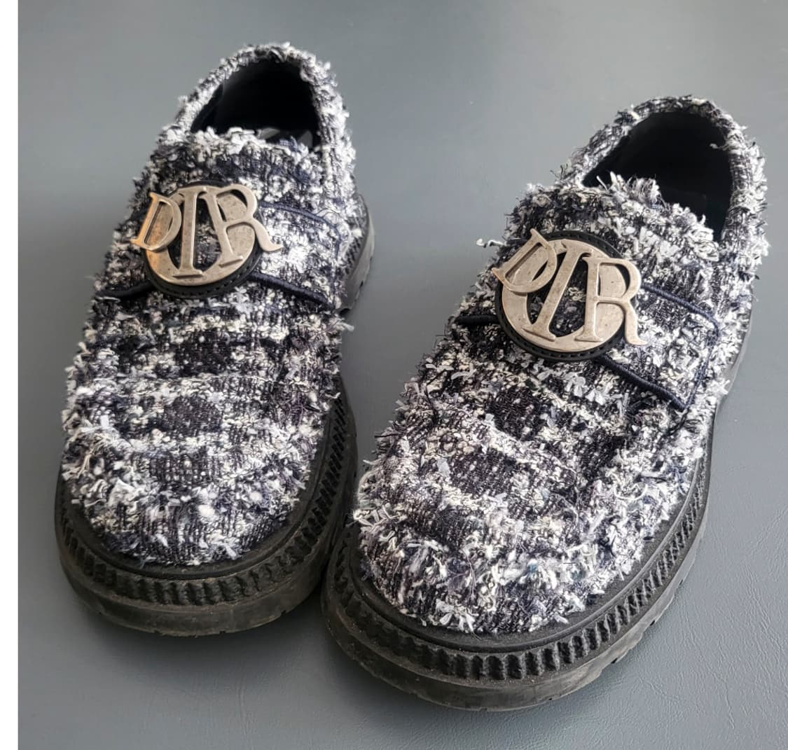 디올 까나쥬 트위드 로퍼 [40] 상품이미지1