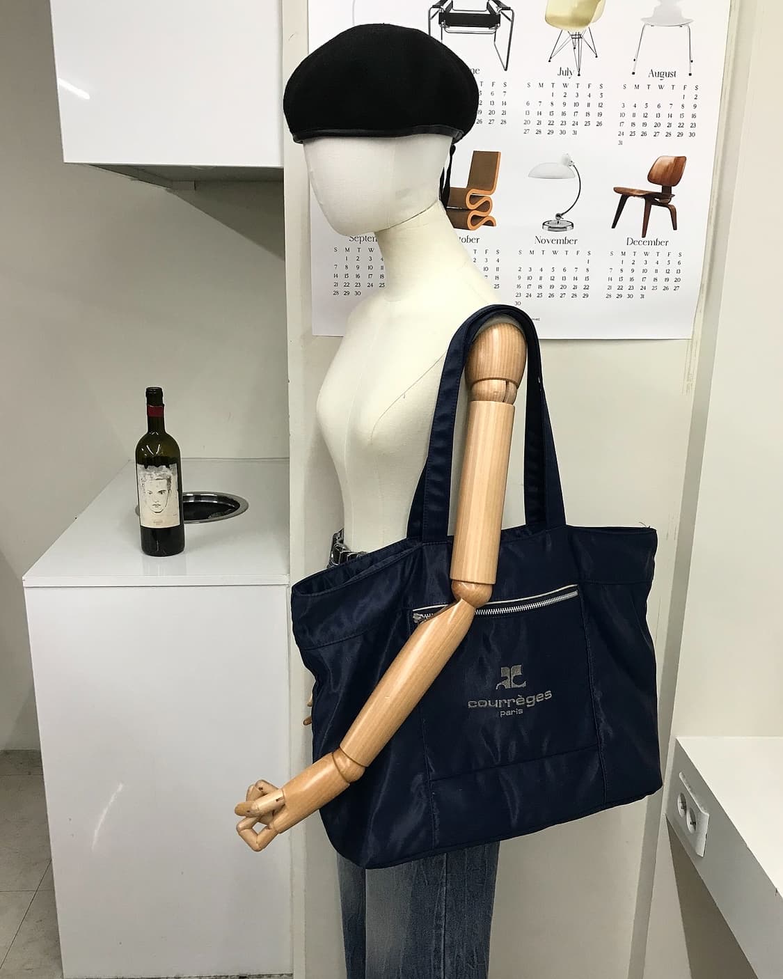 꾸레쥬 나일론 숄더 쇼퍼백 상품이미지6