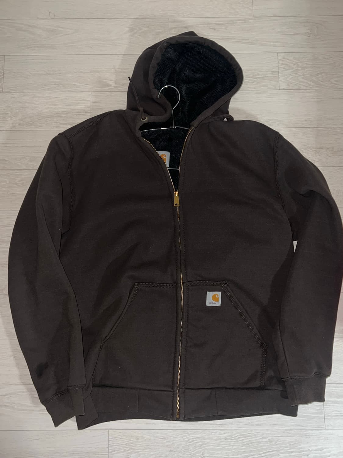 칼하트써멀후드집업 브라운 M 상품이미지1