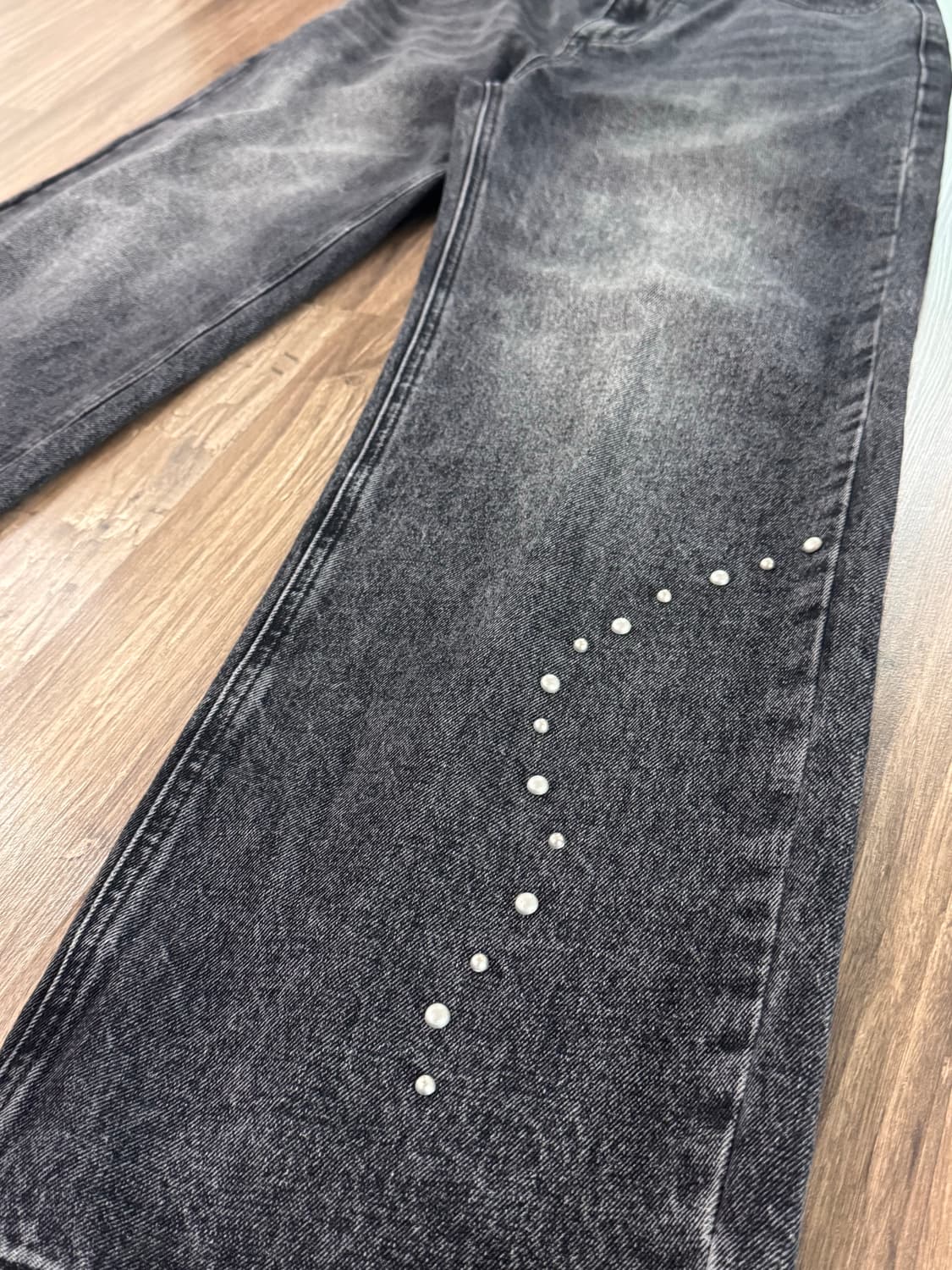 Insilence western stud straight pant 상품이미지1