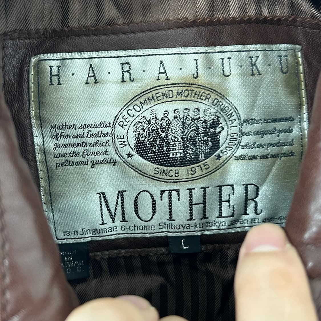 Harajuku Mother 양가죽 봄버 자켓 상품이미지7