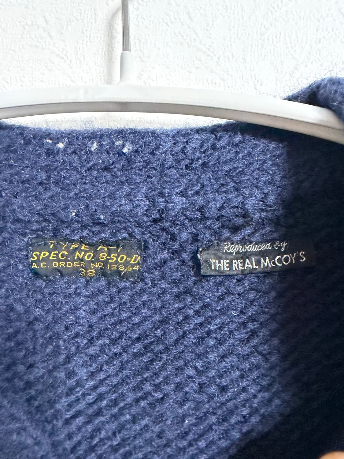 리얼맥코이 TYPE A-1 메카닉 스웨터 상품이미지3