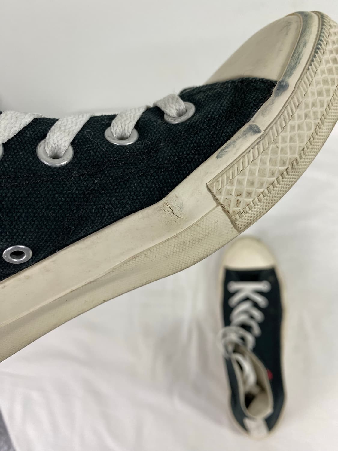 꼼데가르송 x 컨버스 척 70 하이 블랙 245 <68> 상품이미지7