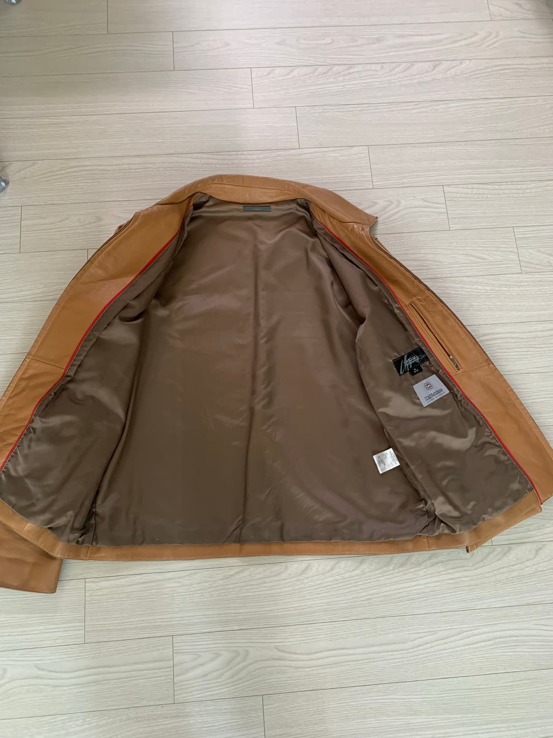 카루소 천연 양가죽자켓 105 상품이미지2