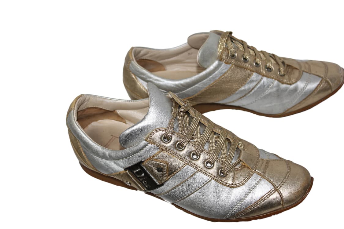 Dior 05's  John Galliano era 메탈릭 레더 스니커즈 상품이미지6