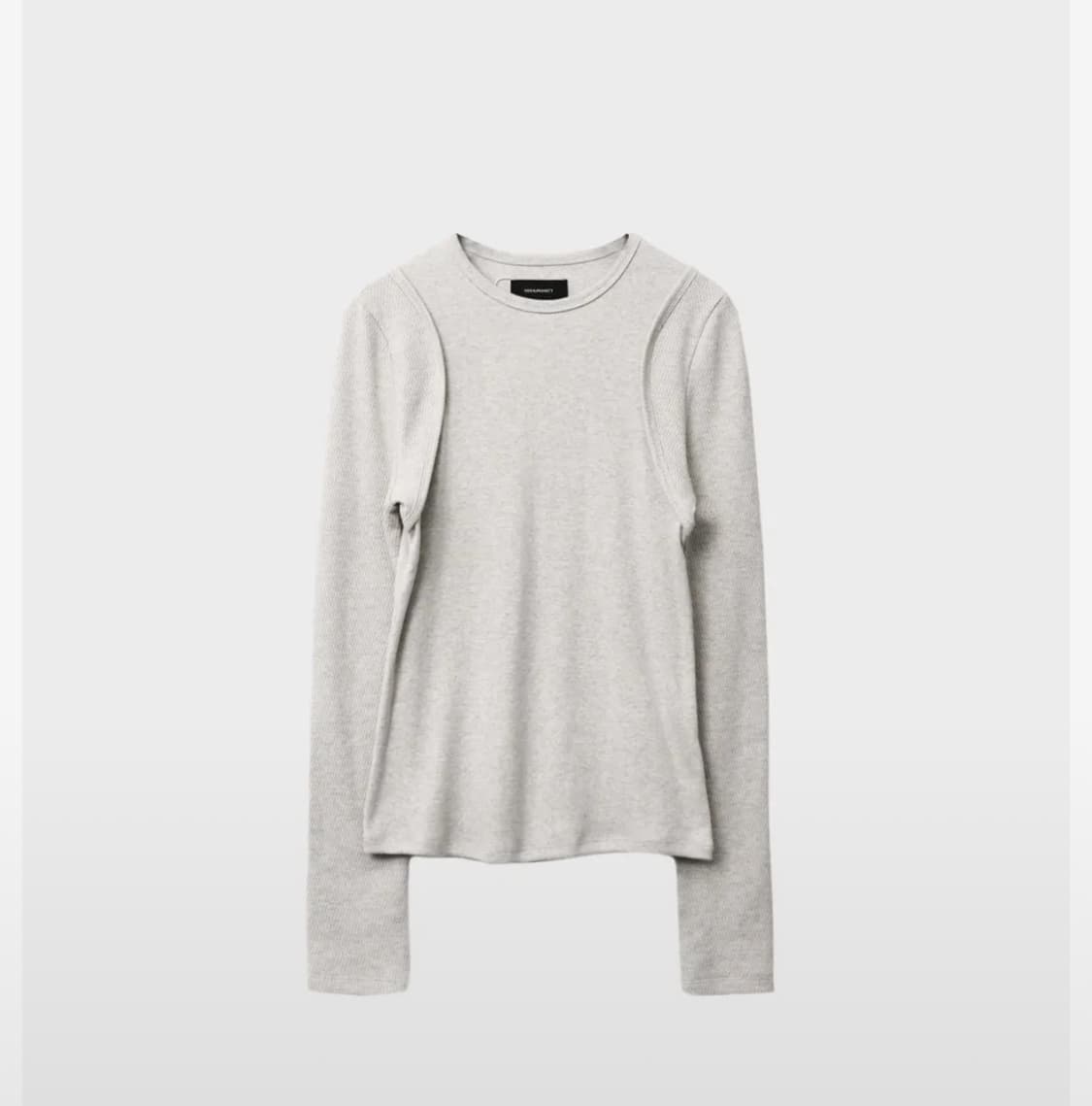 999humanity LINE LONGSLEEVE V3 (OATMEAL) 상품이미지1