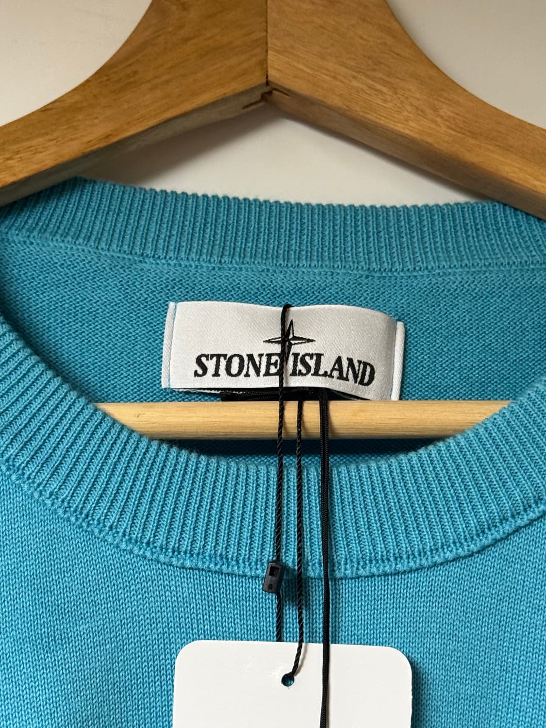 스톤아일랜드 남성 니트 XL 아쿠아 블루 새상품 상품이미지5