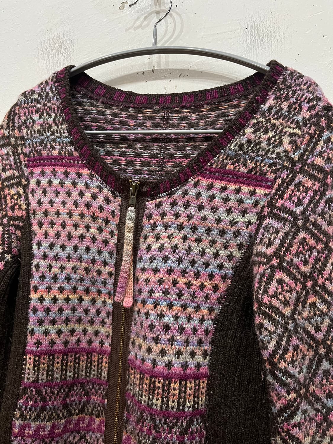 royal ascot 노르딕 니트집업 우먼즈 Made in JAPAN  상품이미지2