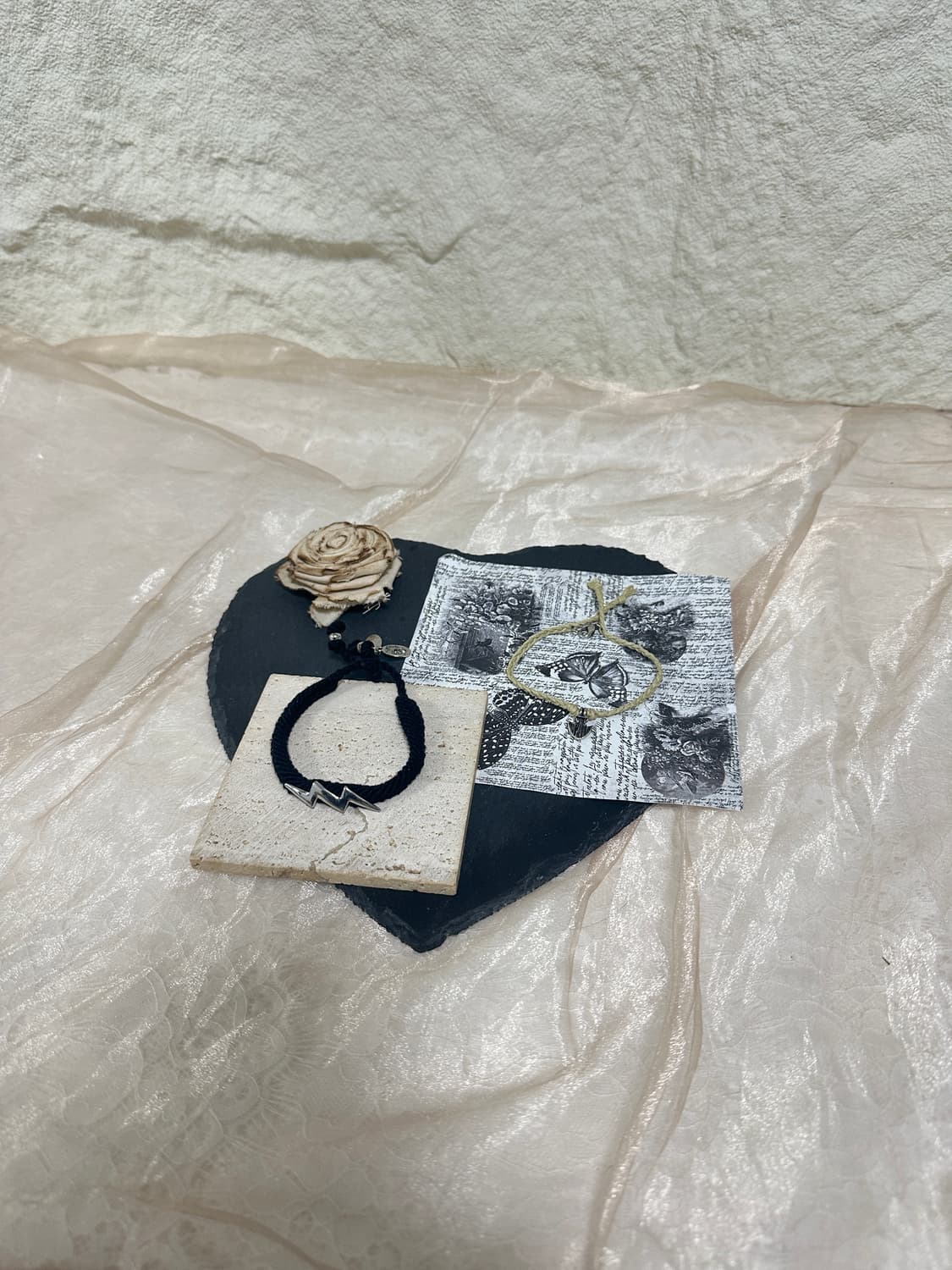 빈티지 번개 짜임 팔찌 세트 상품이미지1