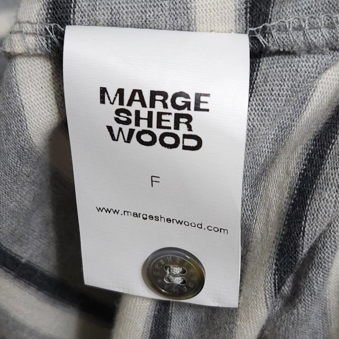 프리사이즈 마지셔우드 스트라이프 카라티 롱슬리브 상품이미지8