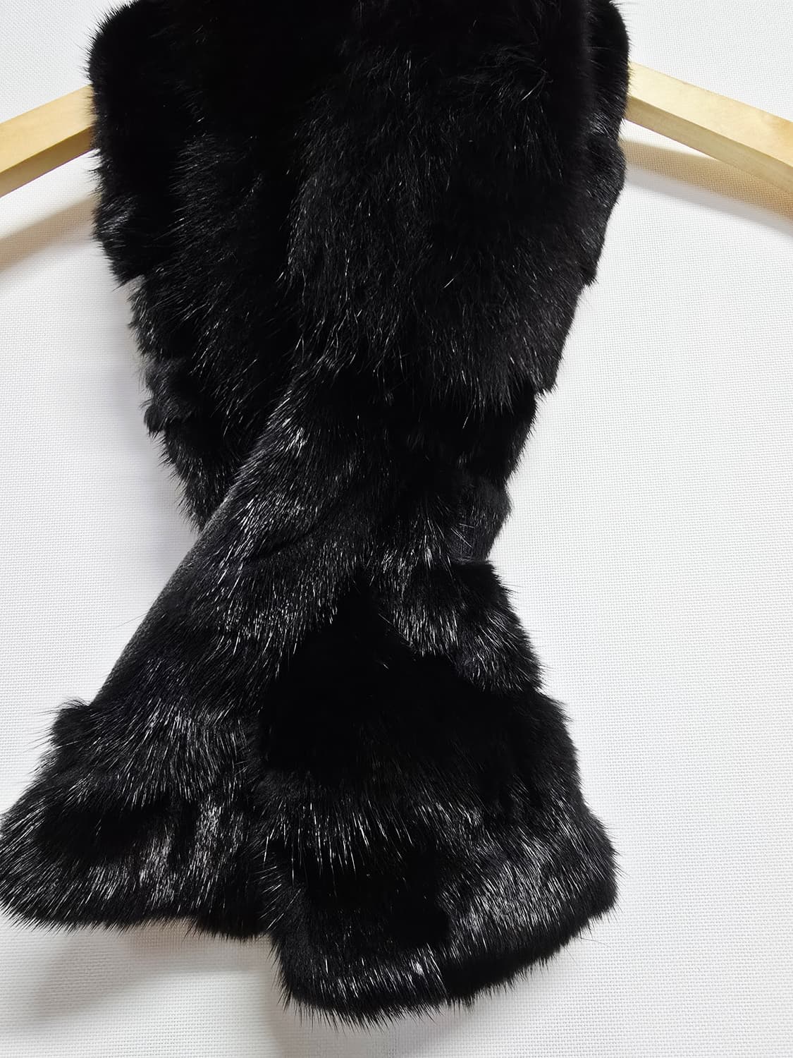 닥스 밍크 폭스블랙  퍼 목도리 상품이미지6
