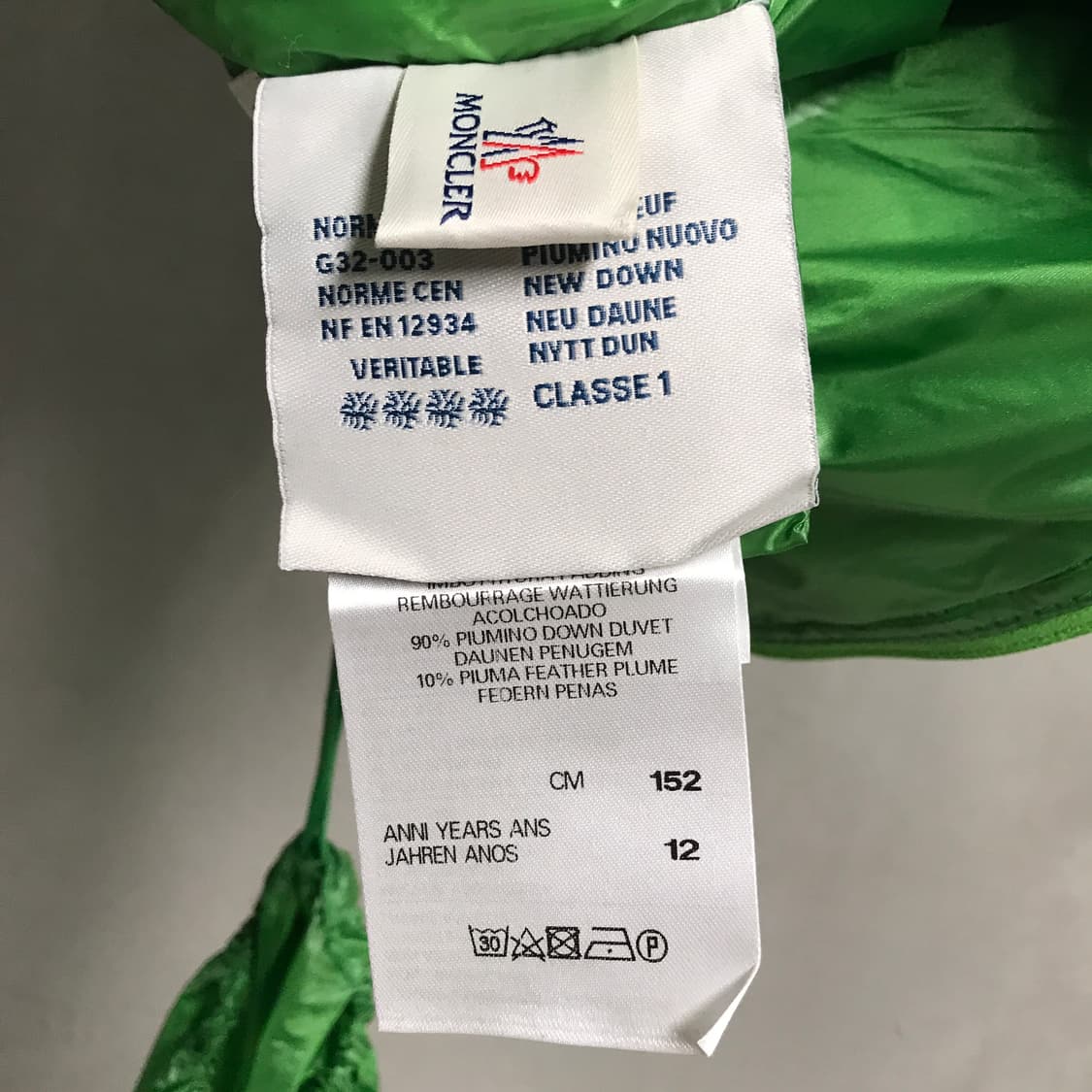 몽클레어 패딩 조끼 그린 12(W) 상품이미지6