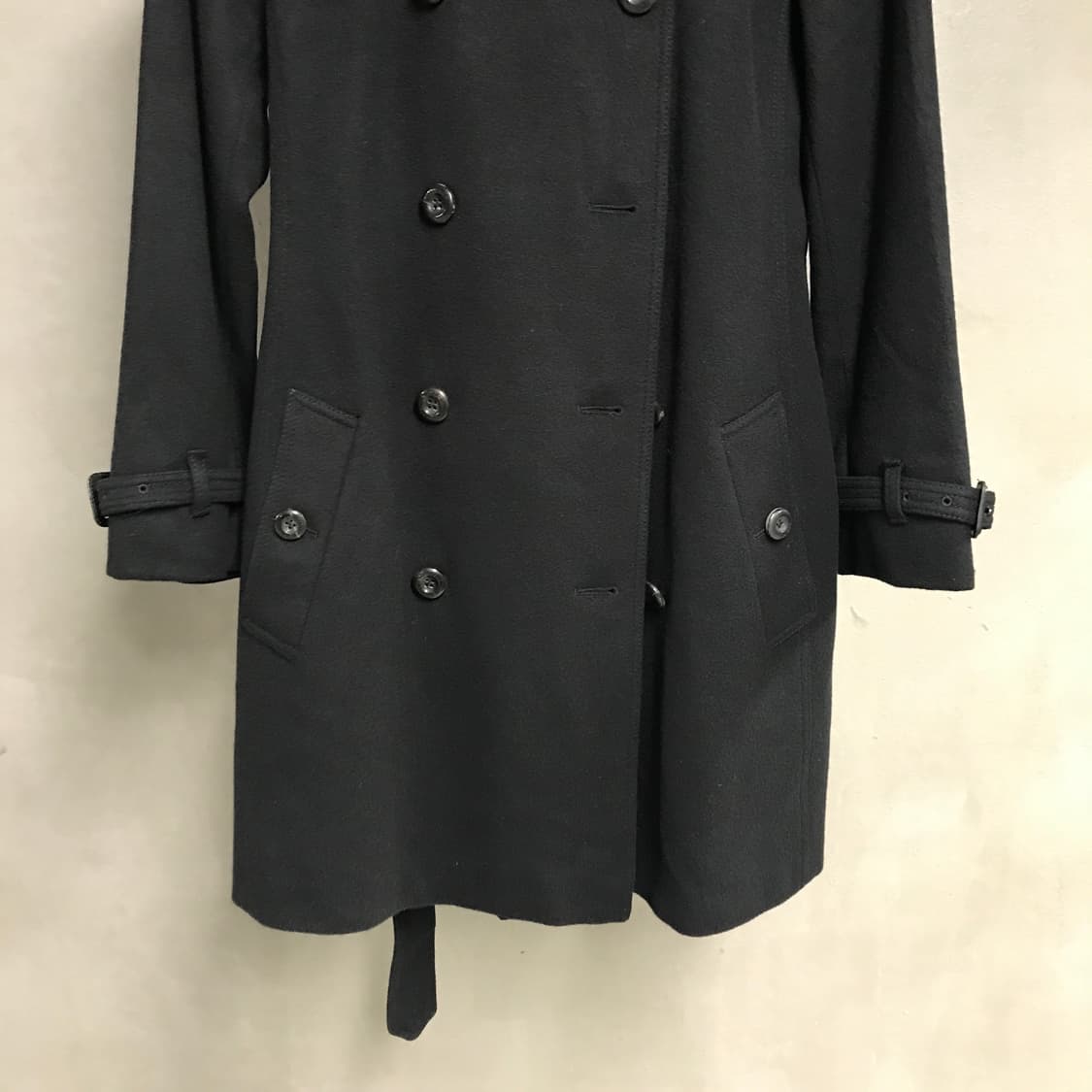 버버리 트렌치 코트 블랙 10(W) 상품이미지3