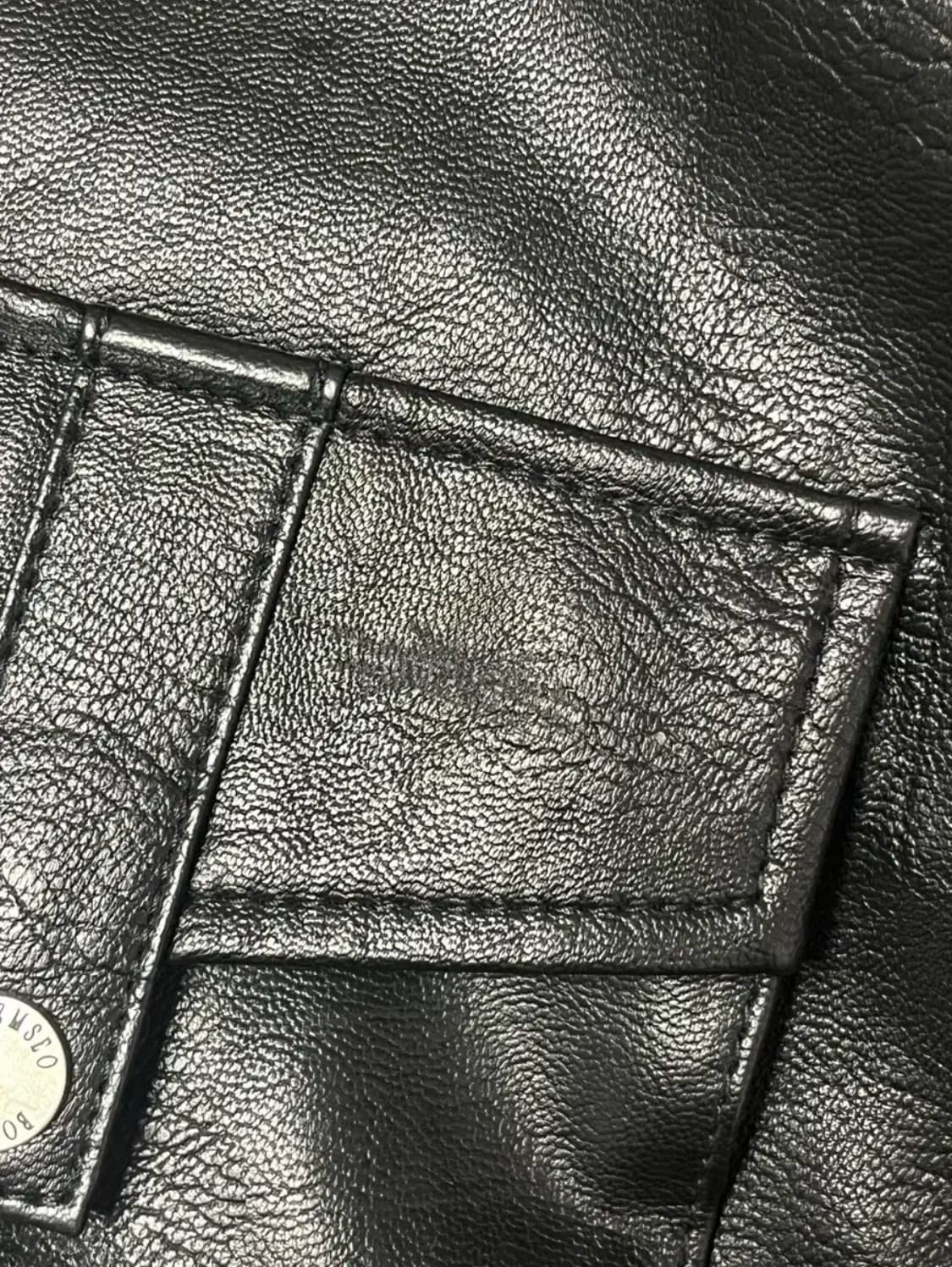 보헤미안서울 레더 붐버자켓 상품이미지2