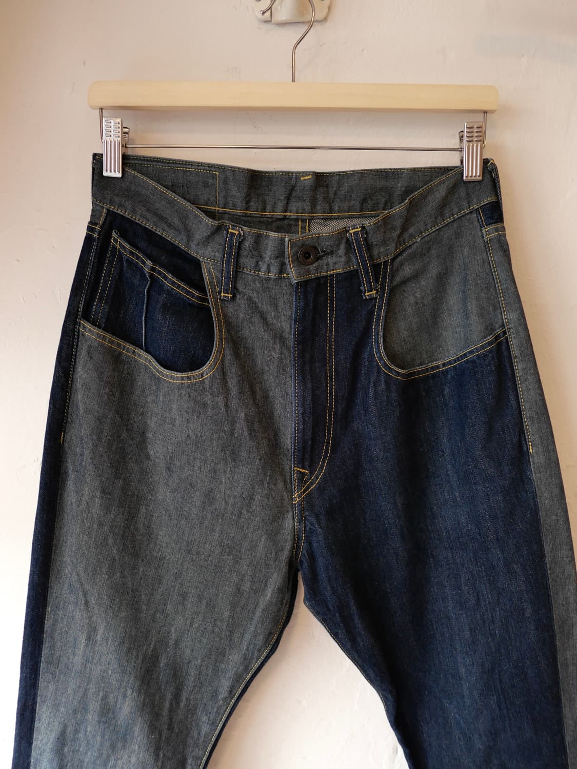 캐피탈 투톤 데님 팬츠 상품이미지2