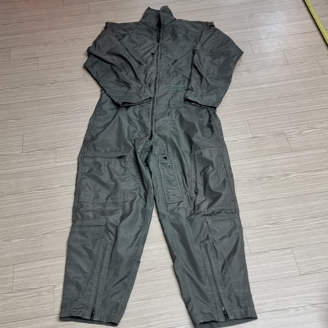 미군 방염 항공 점프 슈트 작업복 올인원 카키(100-105) 상품이미지1