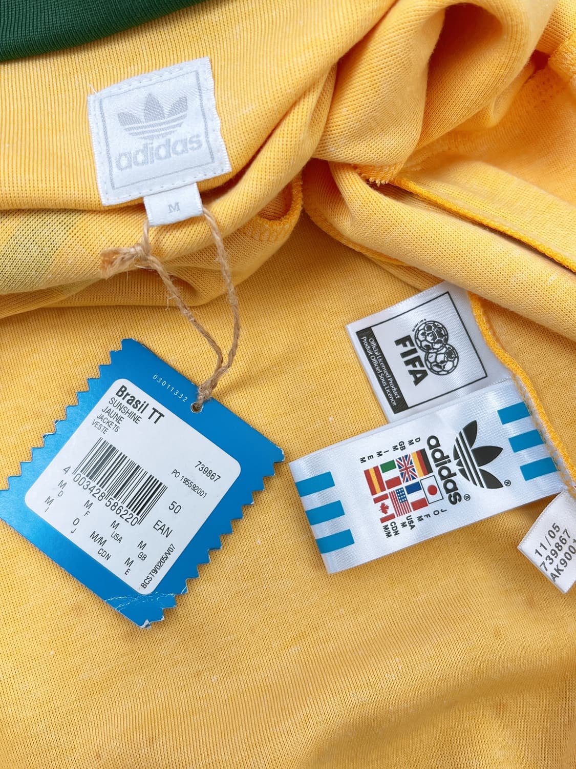 아디다스 브라질 트랙탑 져지  새제품  상품이미지5