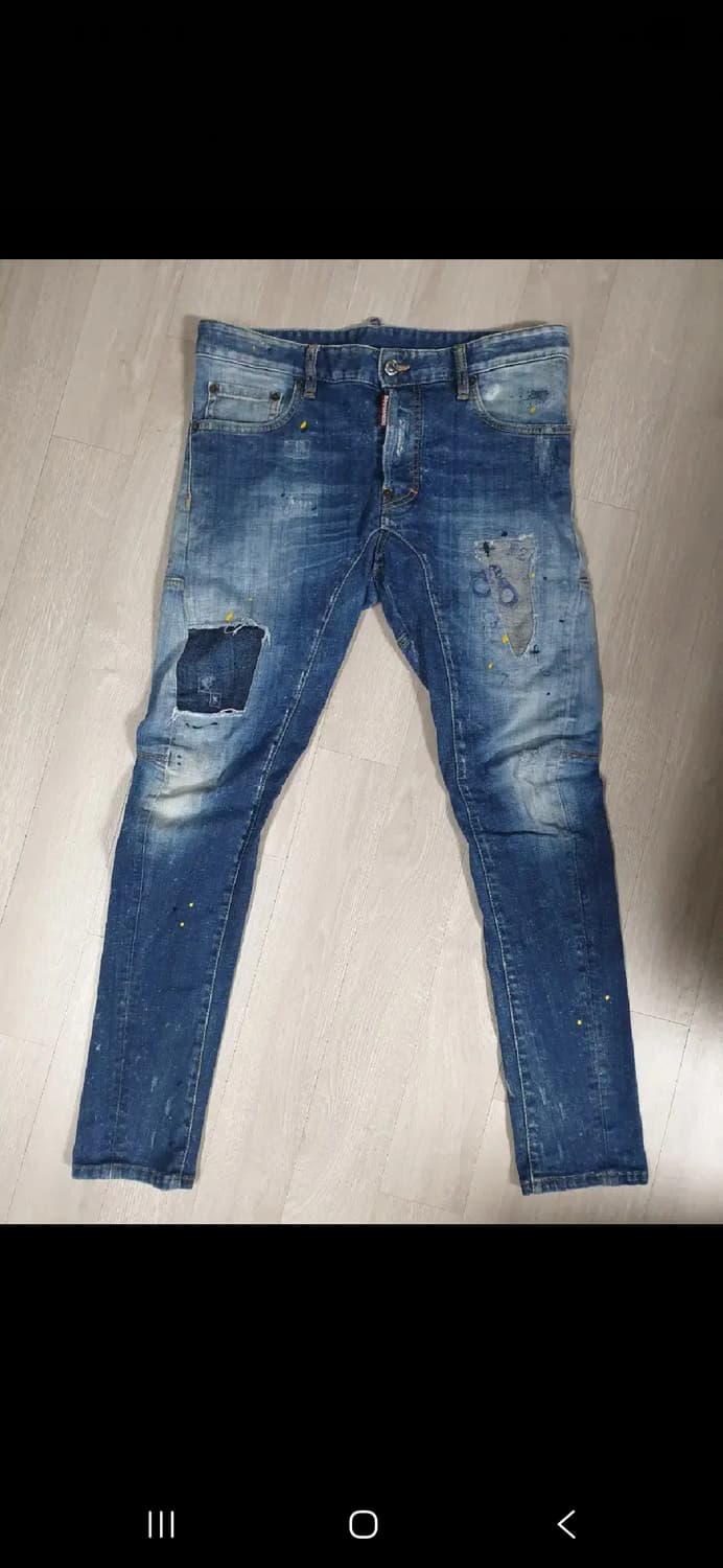 (정품)디스퀘어드2 옐로우 페인팅 수갑 더티덧뎀진

싸이즈31~32. 슬 상품이미지5