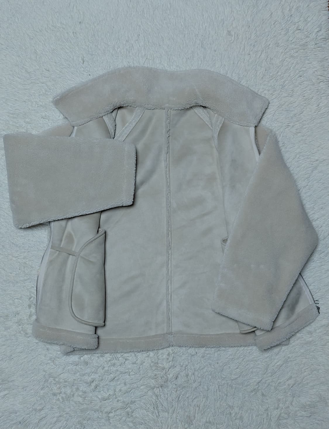 SENSE OF PLACE 에코 스웨이드 자켓 (one size) 상품이미지4