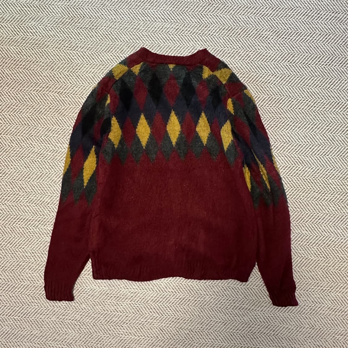 BEAMS PLUS argyle knit cardigan 상품이미지2