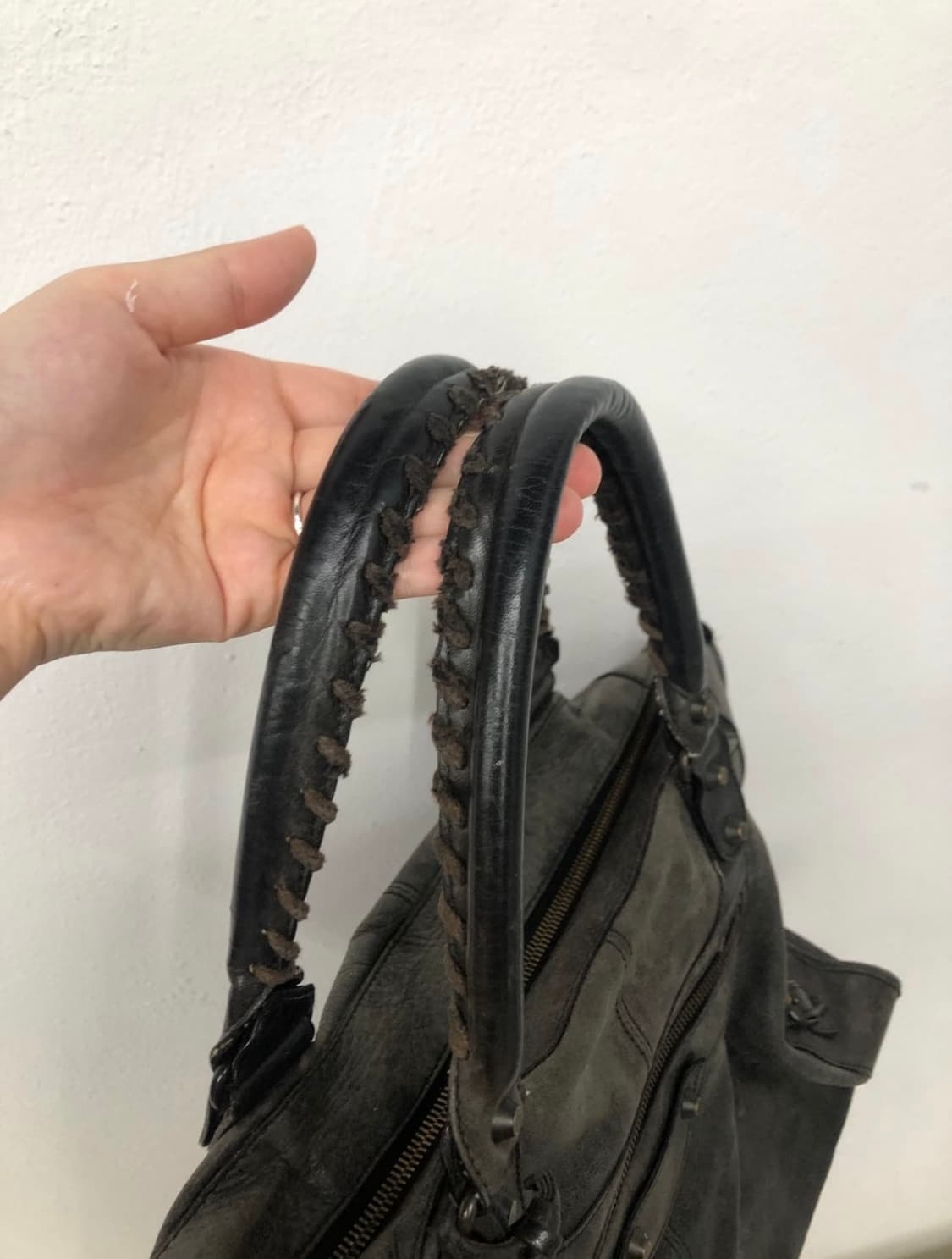 [vintage] 발렌시아가 시티백 블랙 라지 상품이미지3