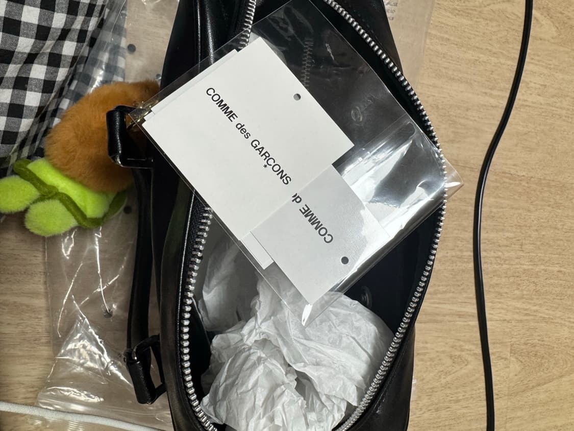 꼼데가르송 레터링 토트백 상품이미지6