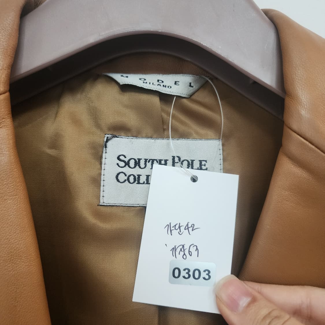 명품 브라운 양가죽 자켓 상품이미지9