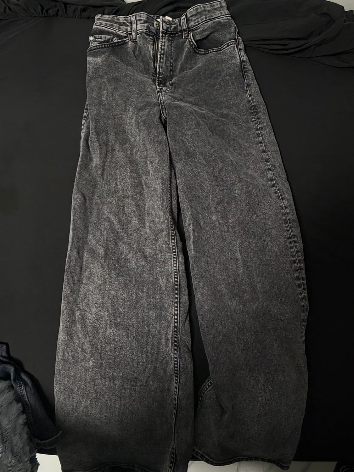 하이웨스트 흑청바지 상품이미지1