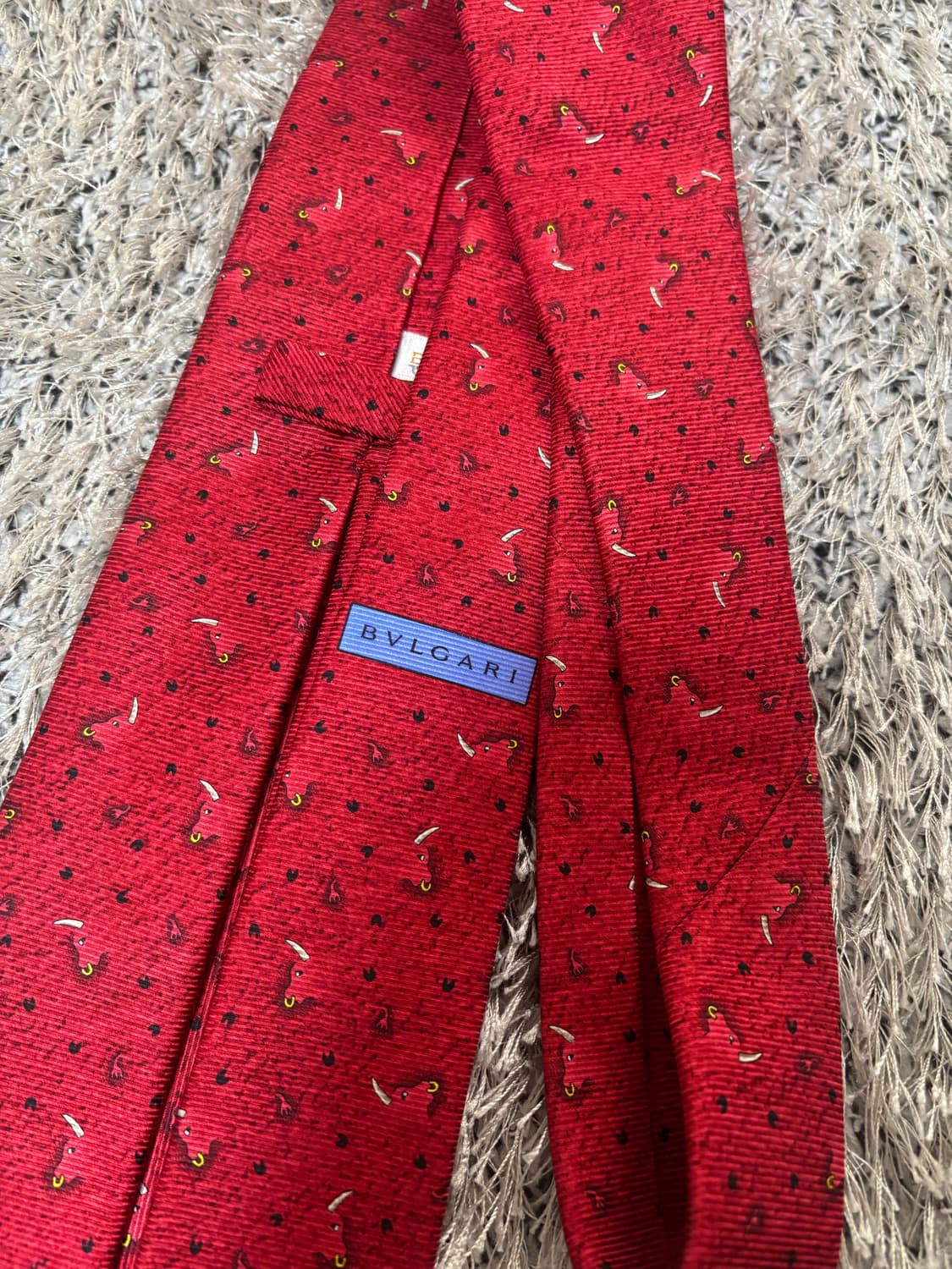이태리제 BVLGARI 실크 100프로 넥타이 상품이미지7