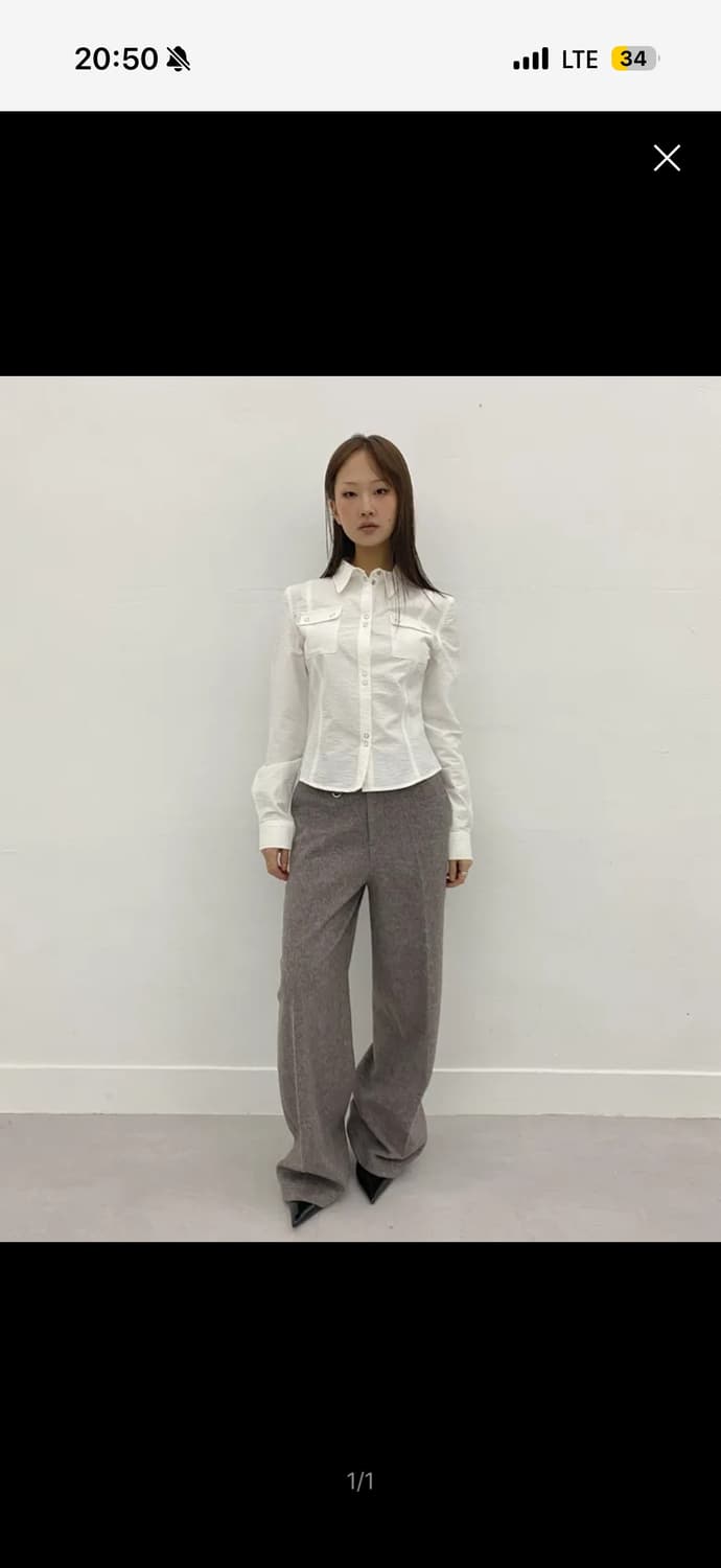 밀로우먼 워크 스냅 셔츠 [블랙] S *현재품절 상품이미지3