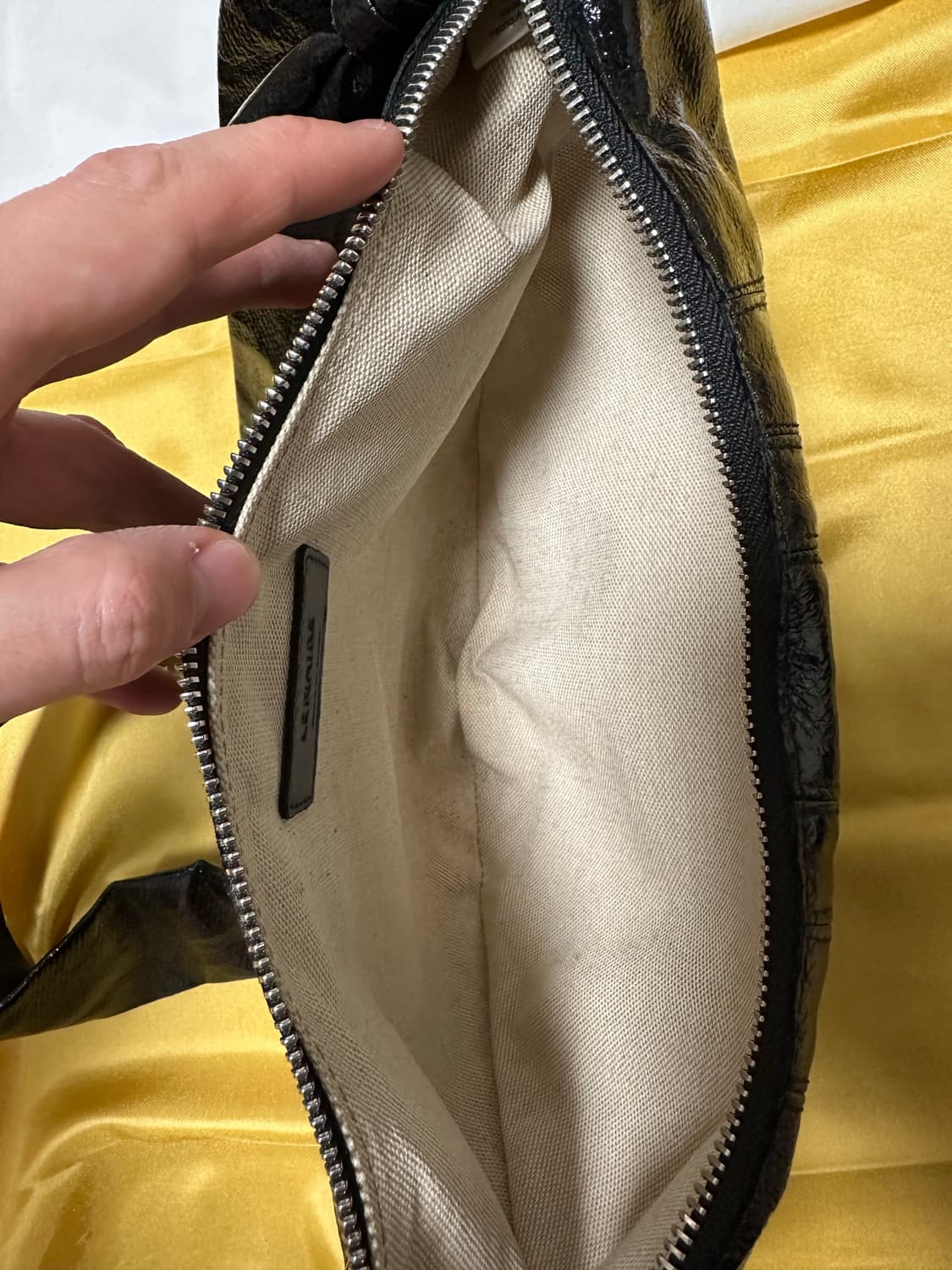 르메르 범백 코티드 린넨 스몰 블랙 상품이미지4