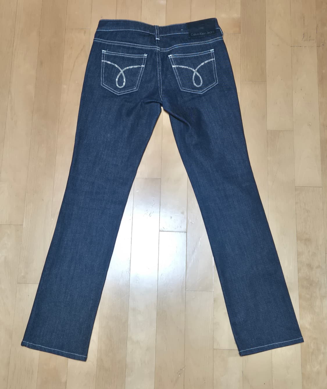 캔빈클라인 큐빅 로우라이즈  스키니진 상품이미지5