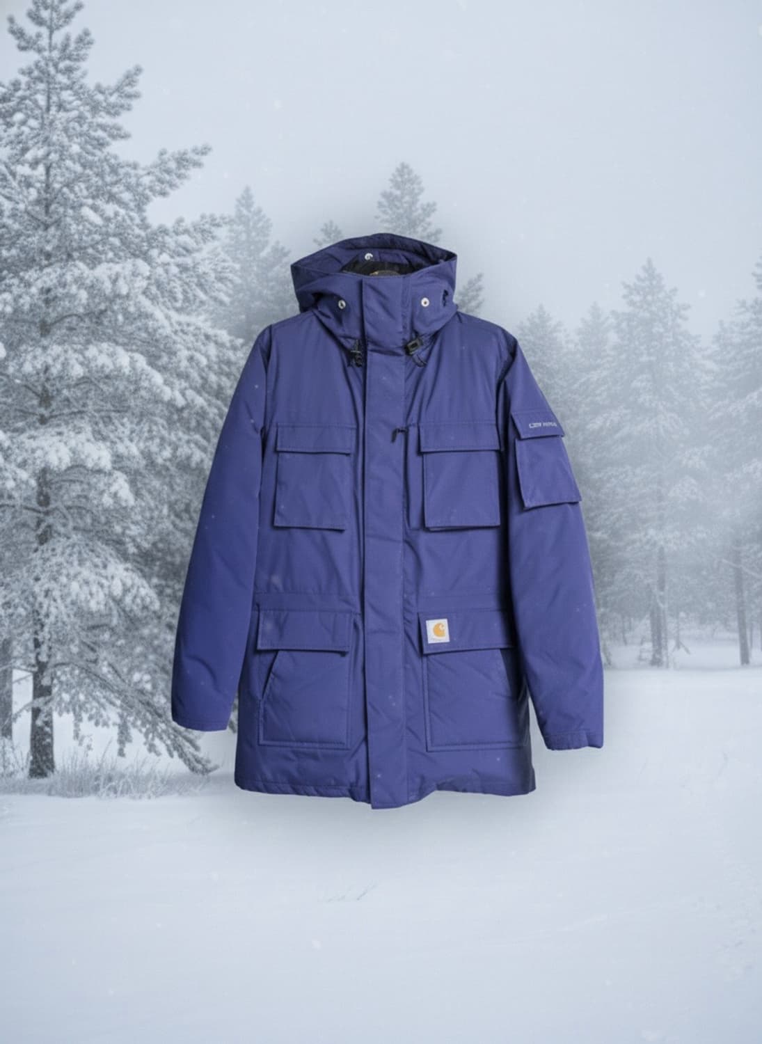 칼하트 WIP 베링 파카 II 네이비 M 상품이미지1