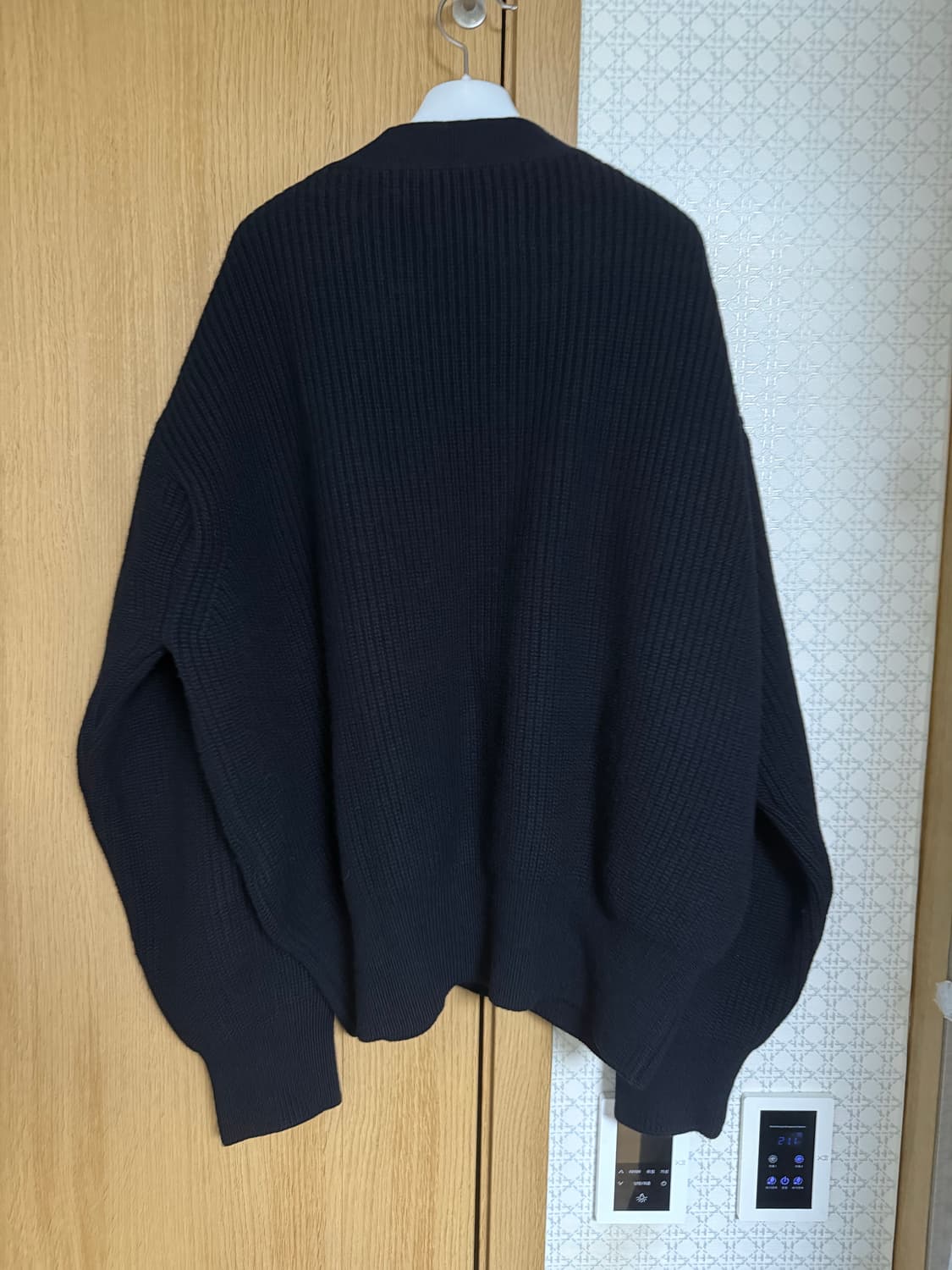 이얼즈어고 로버울 가디건 블랙 XL 상품이미지3