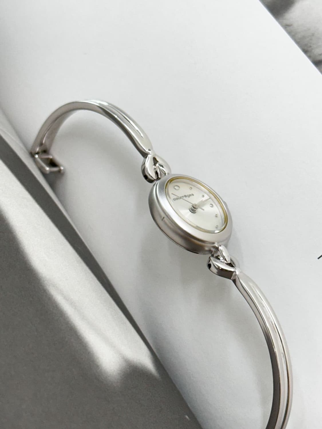 courreges / 꾸레쥬 실버 뱅글 시계  상품이미지3