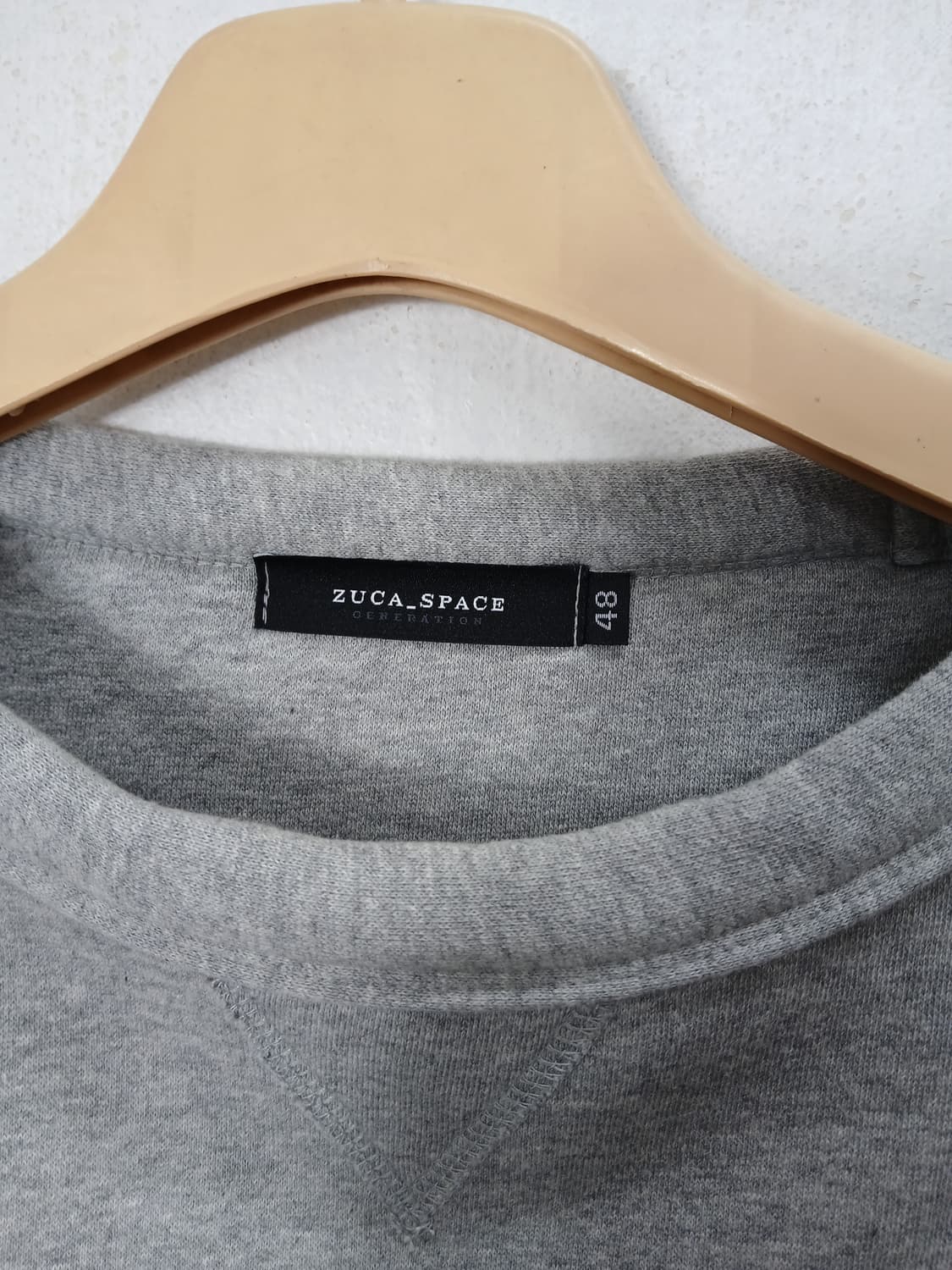ZUCA SPACE 회색 맨투맨 48사이즈 110 XXL 상품이미지6