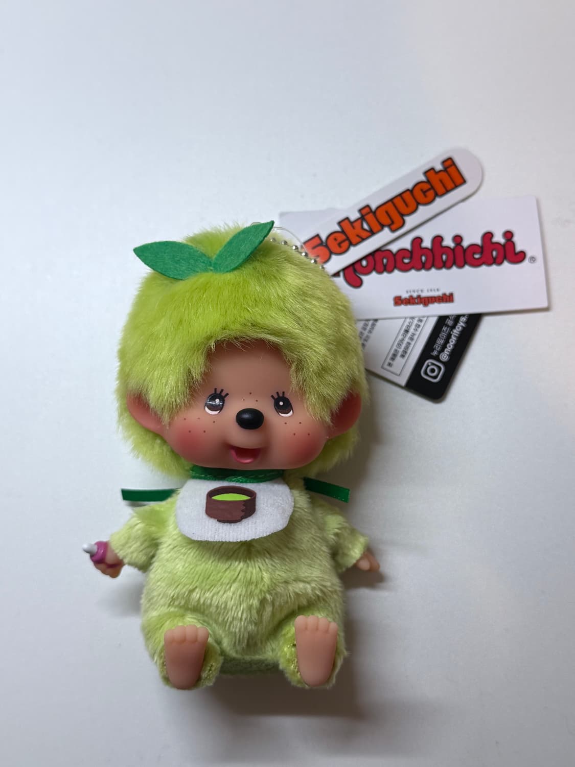 몬치치 그린티 말차 빅헤드 Ss 키체인 그린 상품이미지2