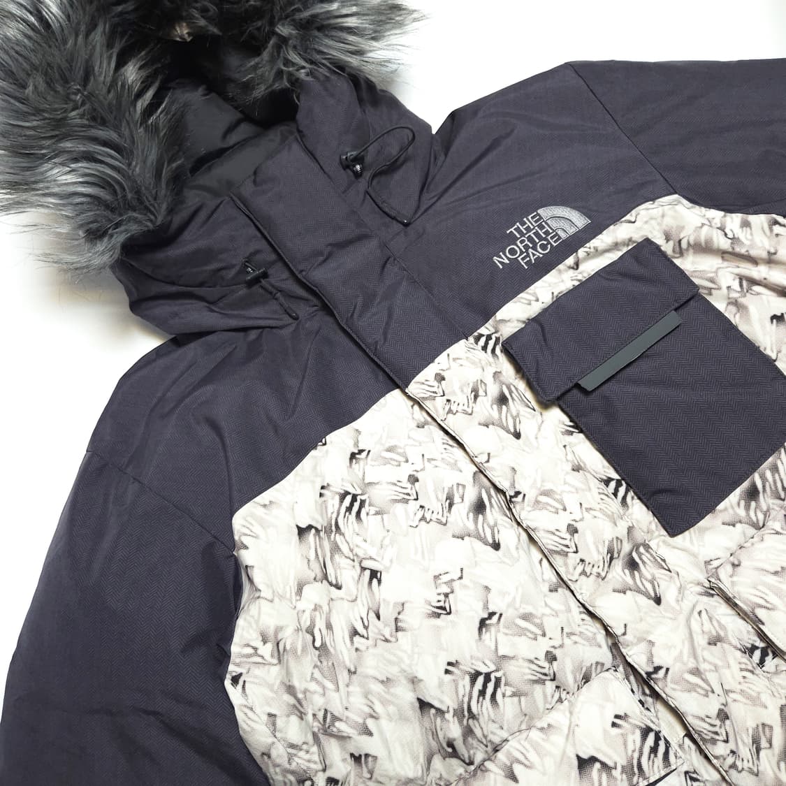 노스페이스 700 노벨티 폴라 구스다운 패딩 자켓 그레이 상품이미지7