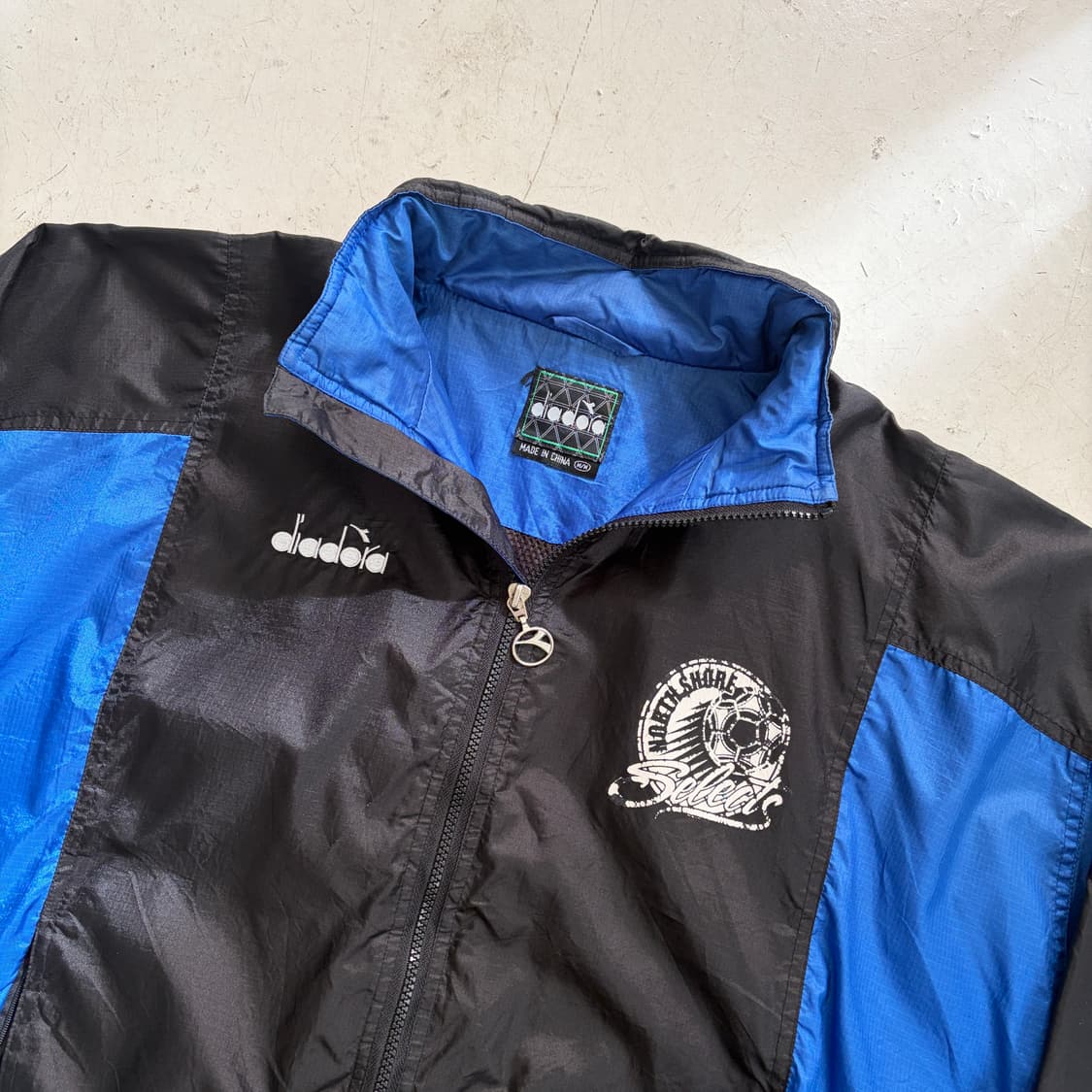 디아도라 빈티지 나일론 트랙 집업 자켓 M 상품이미지4