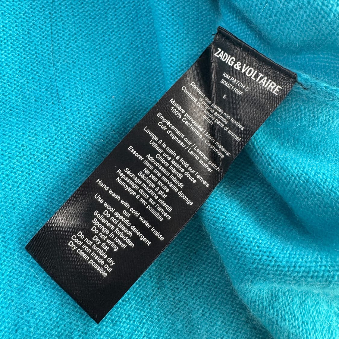 쟈딕앤볼테르 엘보 포인트 캐시미어 니트 상품이미지3