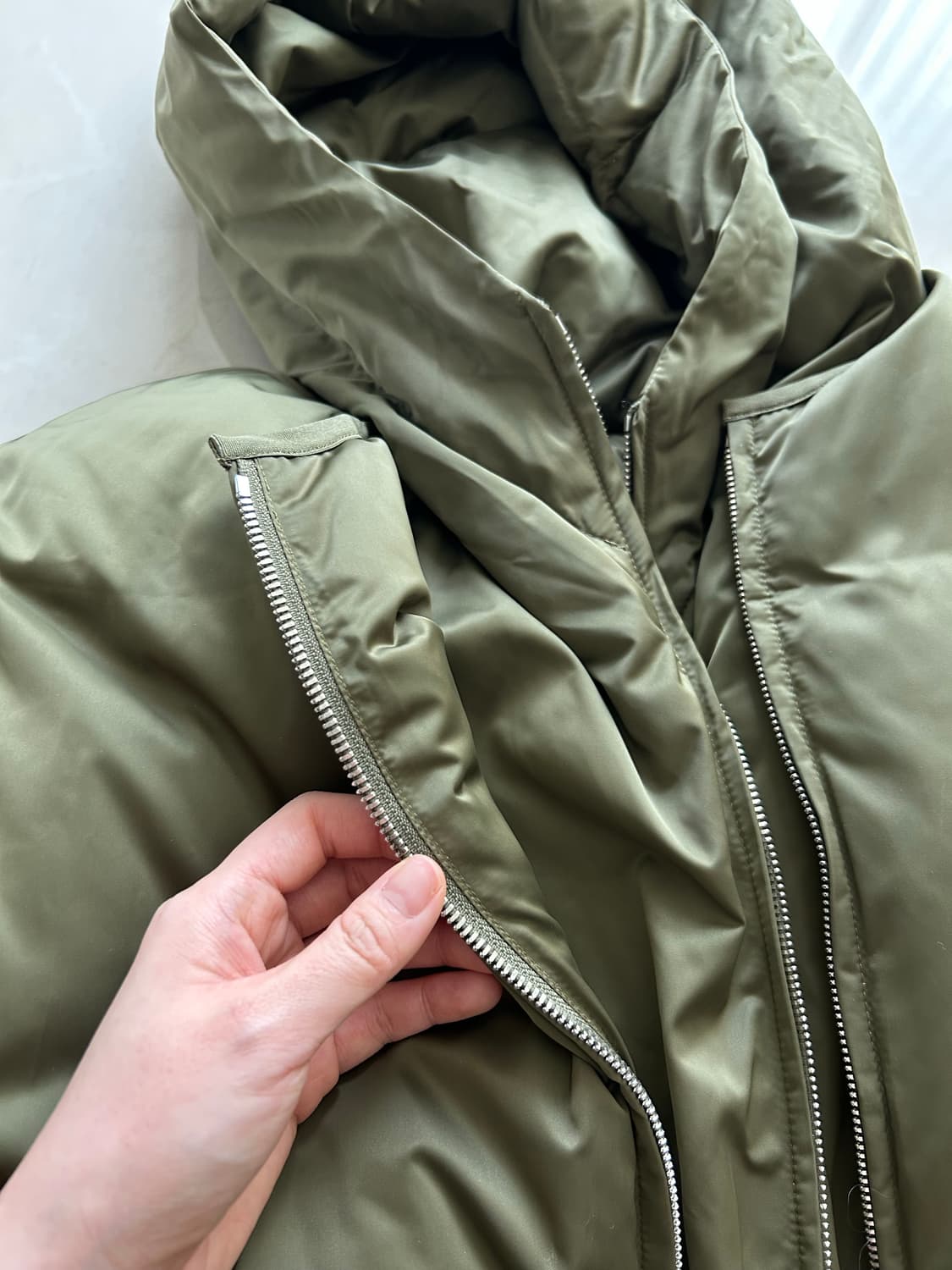 (새상품) 브론즈부부 카키 야상 패딩 2개(1+1) 판매합니다 상품이미지9