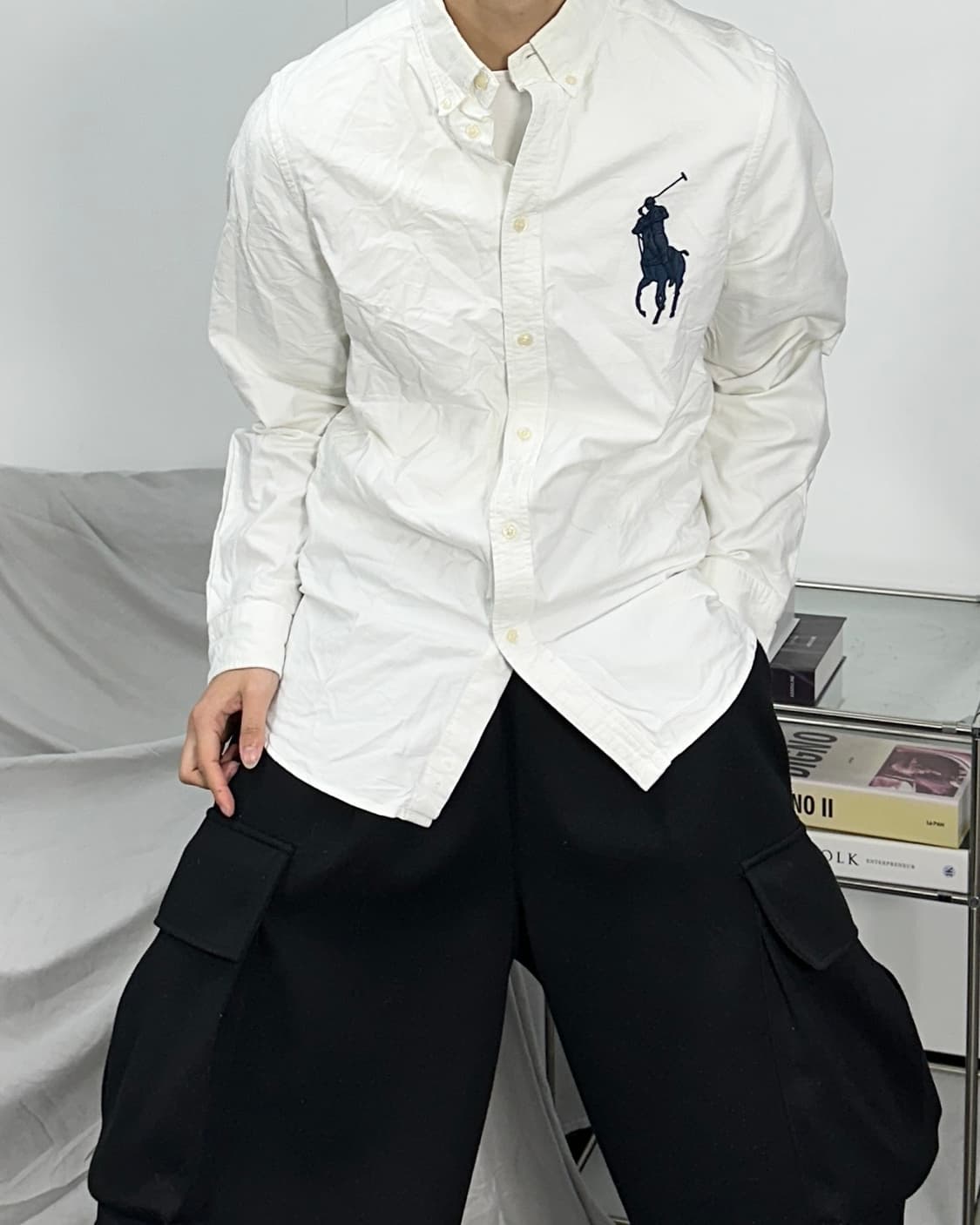 폴로 랄프로렌 빅포니 셔츠 XL 상품이미지2